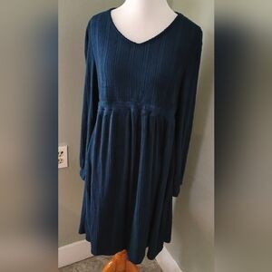 Fashion Brand Company Navy Midi Dress